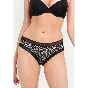 Cotton On Body Smooth Lace Trim Boyleg Bikini Brief 3 Pack Black Size XS